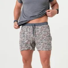 Elastic Digital Printing Camouflage Pocket Shorts - 123Tkww2507311-M - View 1