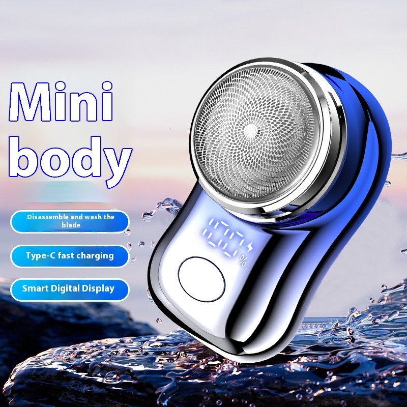 Digital Power Display Mini Electric Shaver
