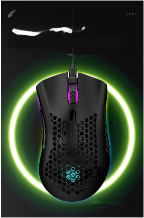 Hollow Out Game Luminous Charging Wireless Mouse - Image 6
