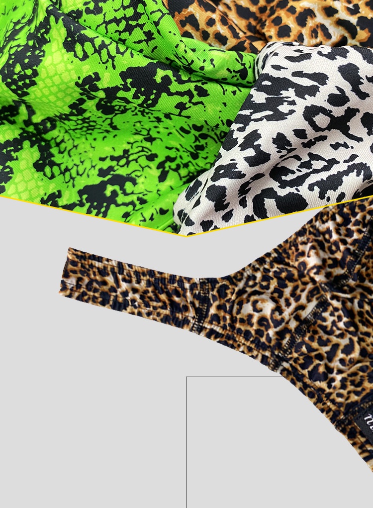 Leopard Print Briefs Couple's Same Sexy Low Waist | Elevated Statement