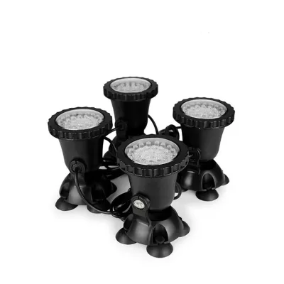 Color LED fish cylinder lamp LED dive lamp mountain lamp pool lamp diving fish tank shooting four