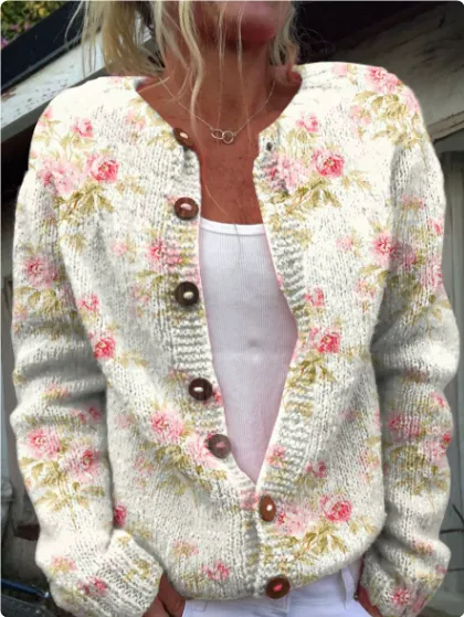 Women's Sweater Loose Multicolor Fashion Knitwear White - Shop at LoveMi
