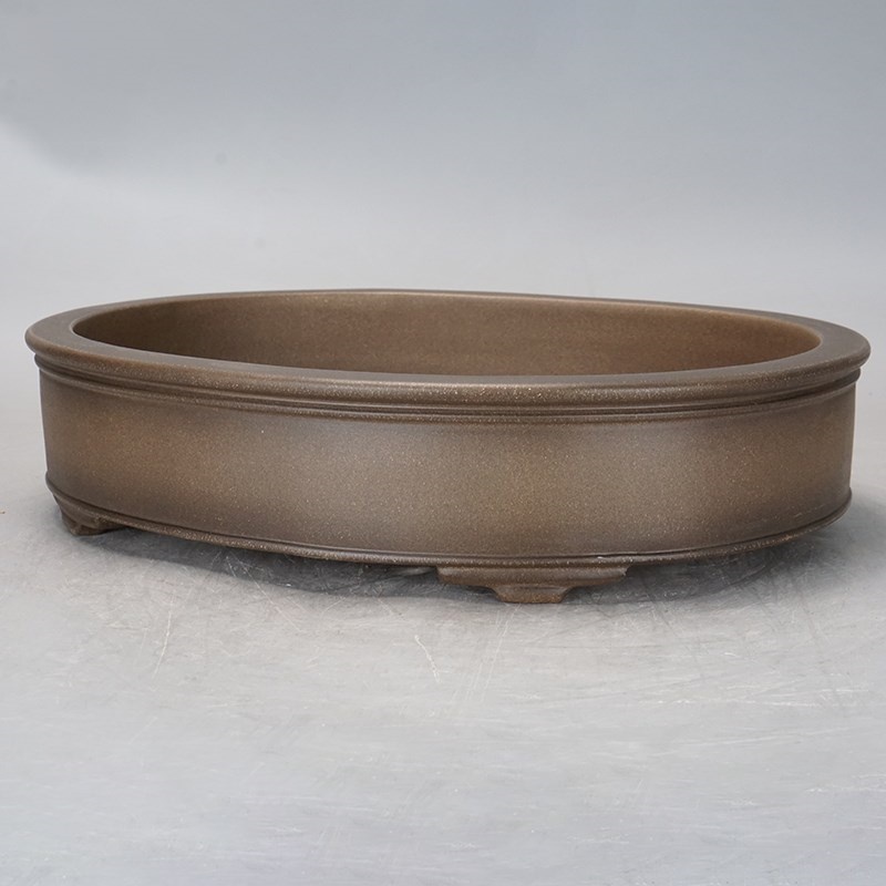 Purple Clay Boutique 42cm Antique Double Line Elliptical Basin