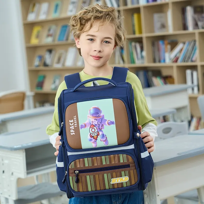 Astronaut Bag Schoolbag Burden Reduction Boys and Girls Large