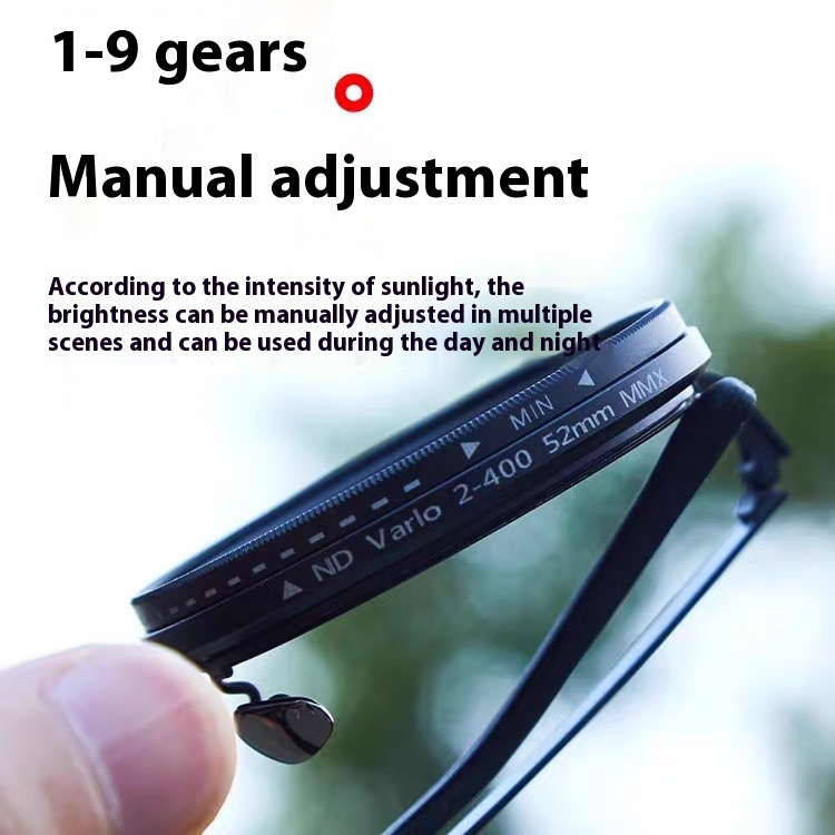 New 9-gear Adjustable High Light Transmission UV Polarized Sunglasses - Image 4
