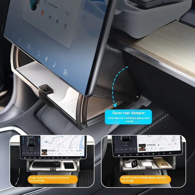 Storage Box Foldable Tissue Hidden Under The Screen