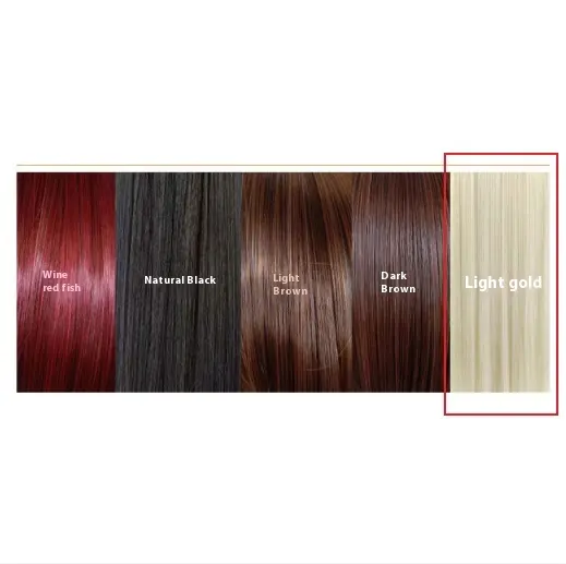 Mid-length Straight Hair Hand-woven Front Lace Synthetic