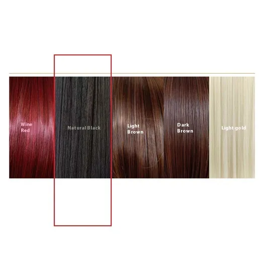 Mid length Straight Hair Hand woven Front Lace Synthetic Wigs Black - Shop at LoveMi