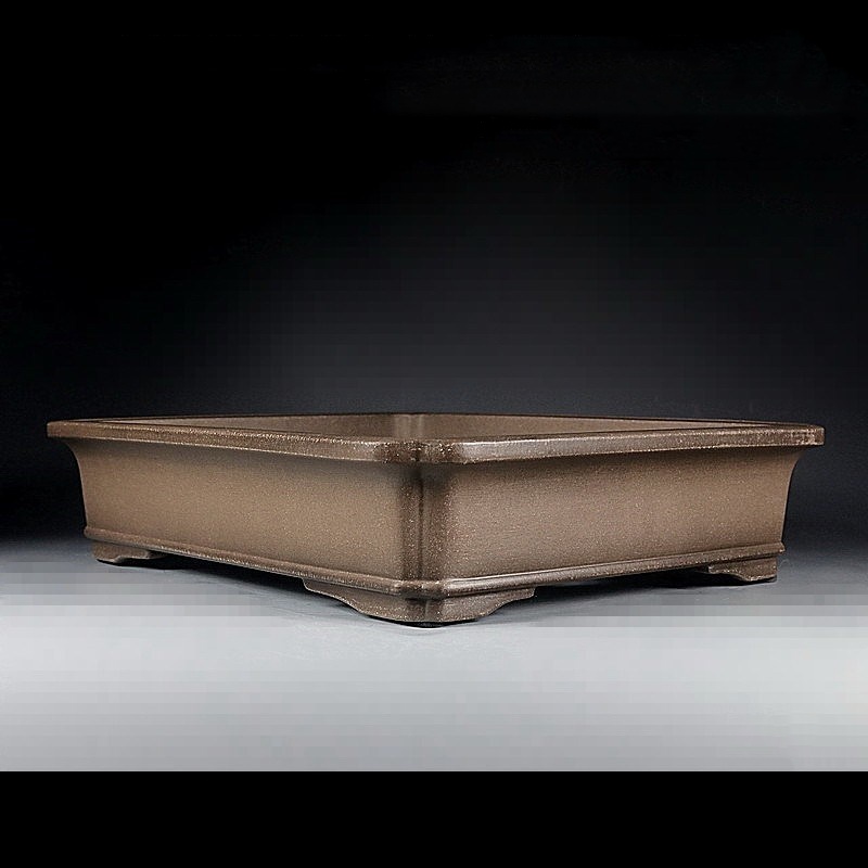 Handmade Antique Rectangular Red Pine, True Cypress, Green Plants, Breathable Flowerpot
