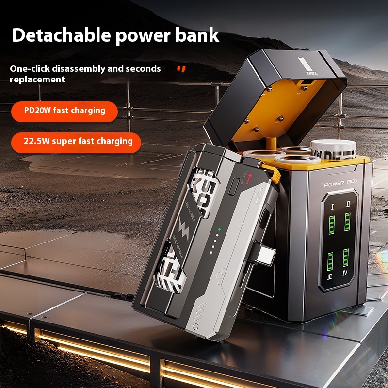 Fast Charge Capsule Replacement Power Bank Small Portable Power Source