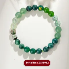 Fashion Unique Crystal Men's And Women's Bracelets - Five Elements Wood - View 1