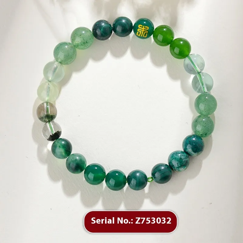 Fashion Unique Crystal Men's And Women's Bracelets - Five Elements Wood