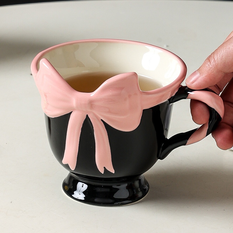 Original Design Girl Heart Bow Mug