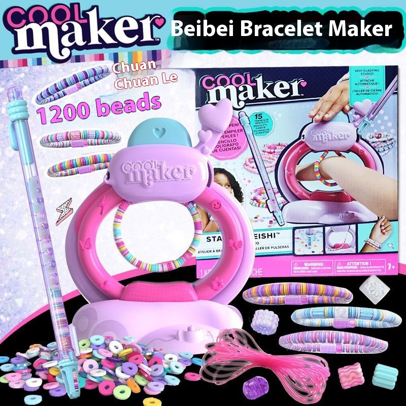 Bebe Bracelet Maker Skewers Le Weaving Machine Diy Toy Girl Handmade Birthday Gift