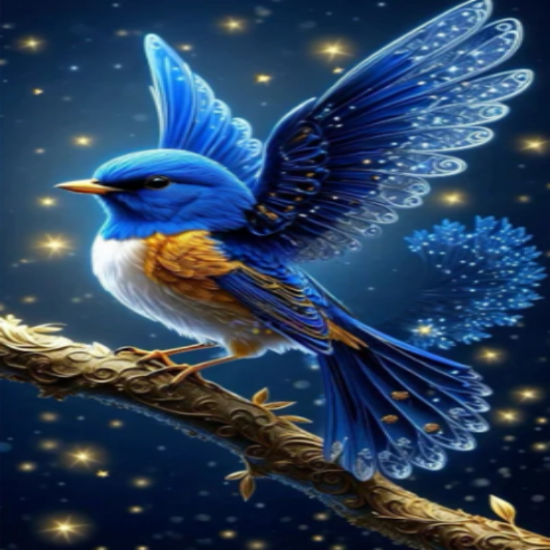 Handmade DIY Fancy Shape Rhinestone Painting