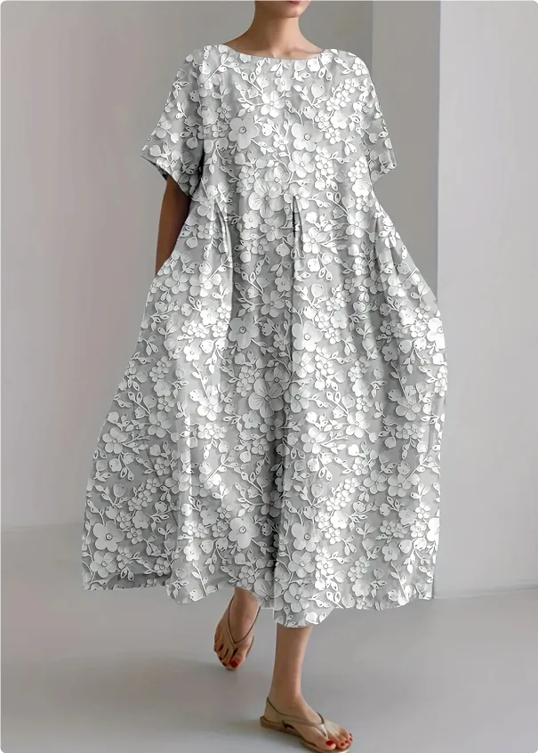 Biological 3D Printing Plus Size Dress - Style 20-M