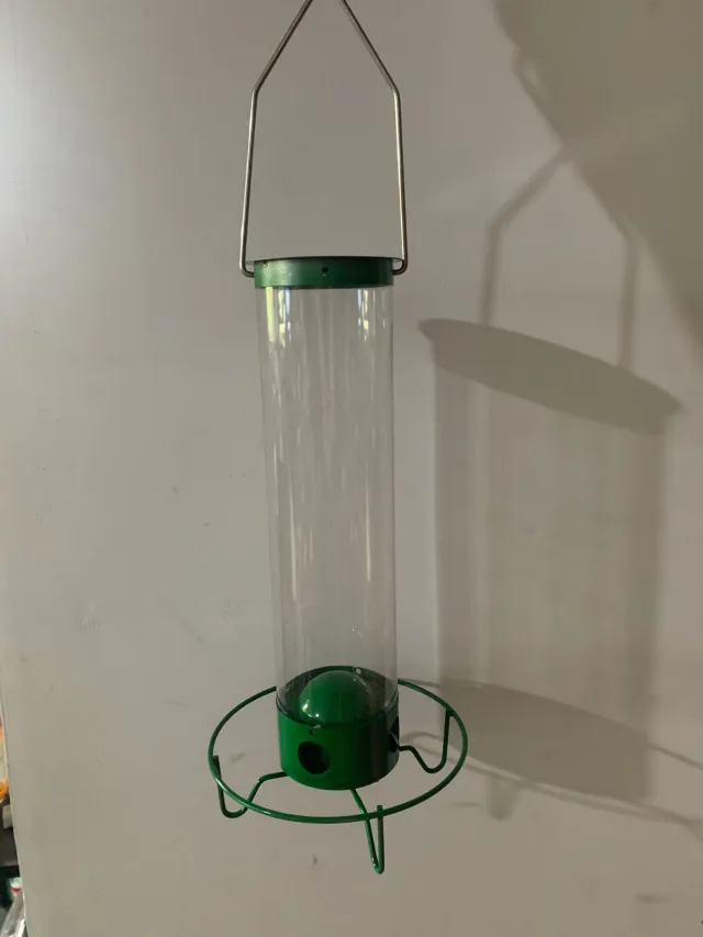 Metal Hanging Hummingbird Feeder Bird Cage White - Shop at LoveMi