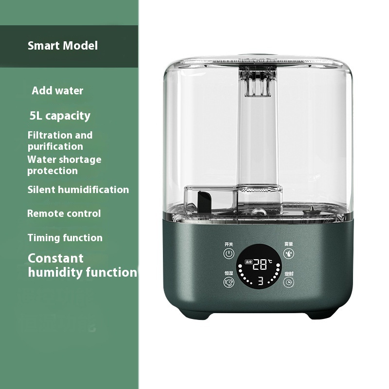 Large Capacity Intelligent Humidifier For Home Use Green - Shop at LoveMi