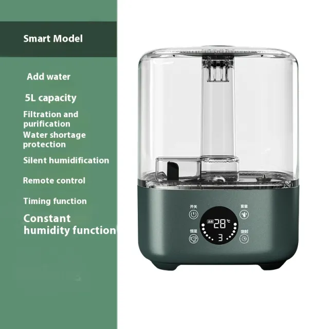 Large Capacity Intelligent Humidifier For Home Use Green - Shop at LoveMi