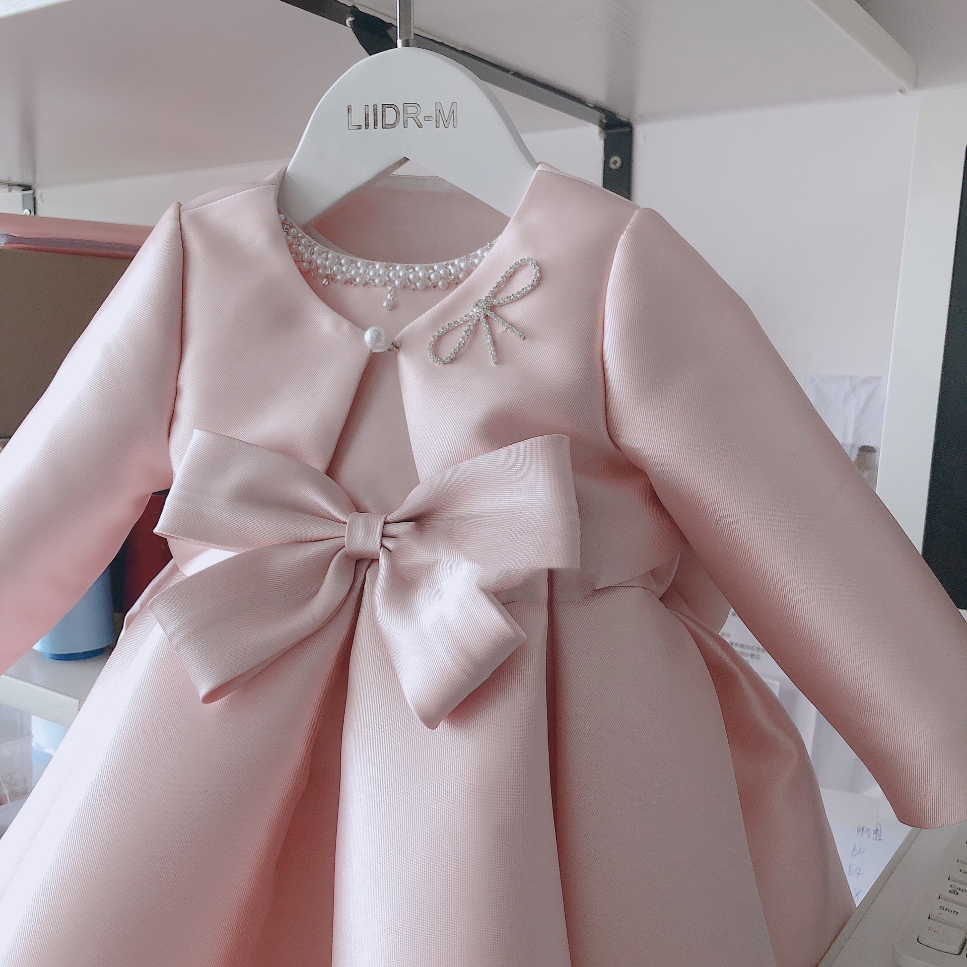 Birthday Textured Dress Holiday Costume Princess Dress - Image 1