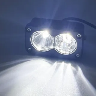 3-inch Square Working Car Motorcycle Spotlight
