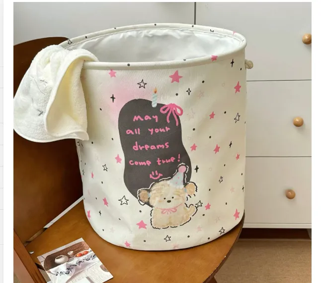 Household Foldable Large Capacity Storage Laundry Basket - Wishing Puppy