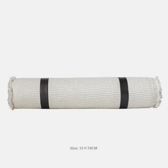 Modern Minimalist Bed Runner Nap Blanket Round Pillow - Shop at LoveMi