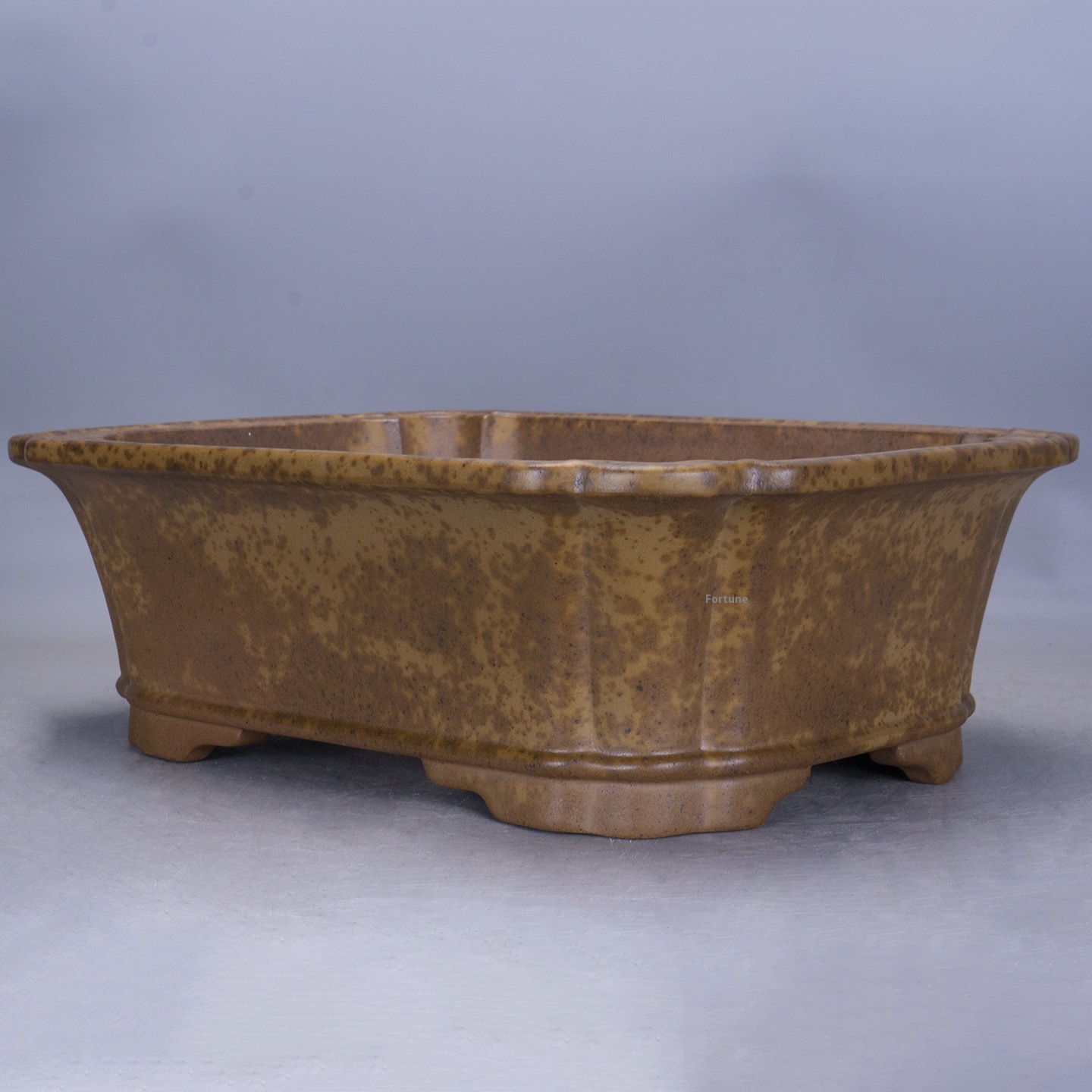 Purple Sand Hand-changed Double Pumping Angle Rectangular Segment Mud Flowerpot