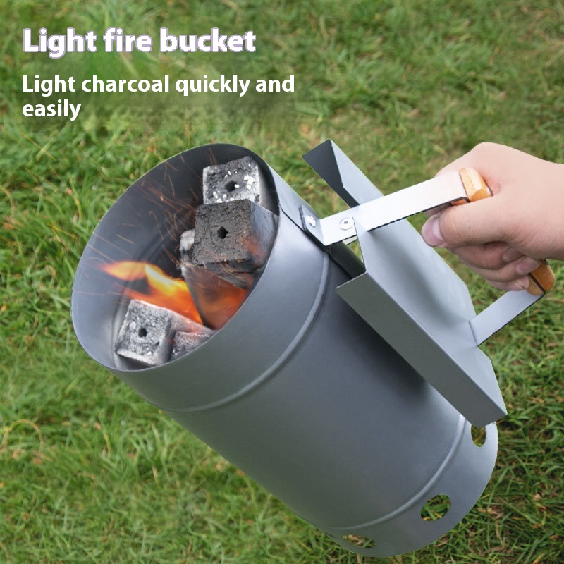 Outdoor Barbecue Tools Bamboo Charcoal Fire