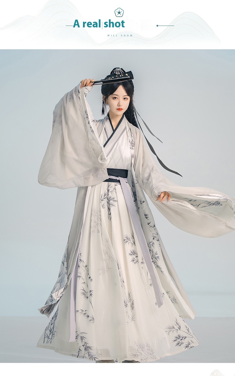Song Printing Women's Han Chinese Clothing Ancient Costume New