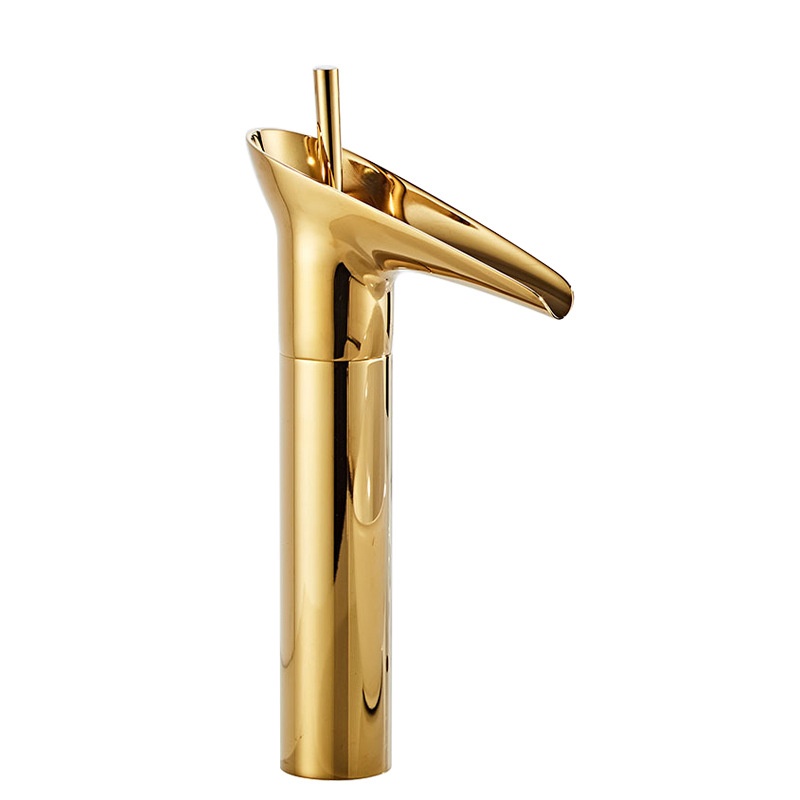 Antique Brass Wine Glass Waterfall Basin Splash proof Faucet Gold High Style - Shop at LoveMi