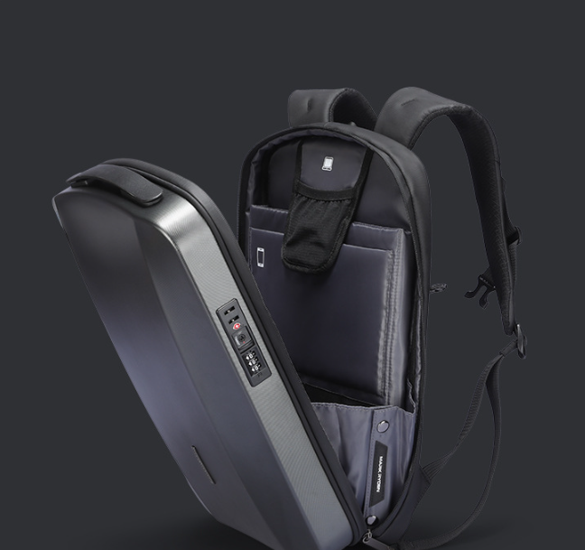 MARK RYDEN backpack interior organization