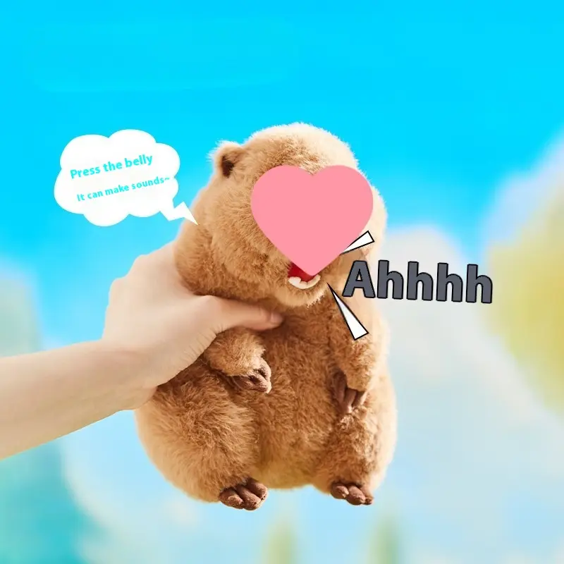Groundhog Doll Pendant Cute Plush Toy