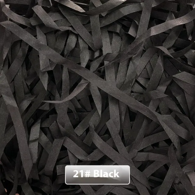 Raffia Super Shredded Paper Gift Box Filler Black - Shop at LoveMi