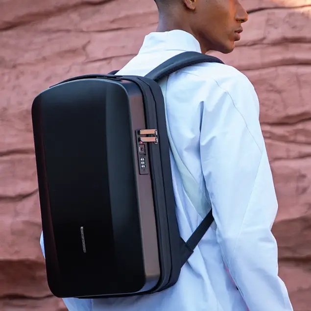 Column Hard Shell Pressure-resistant Backpack 173-inch Computer Backpack