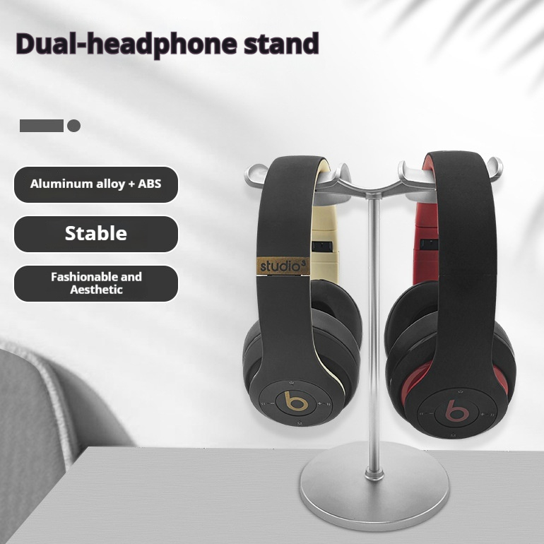 Desktop Double-hanging Ear Office Earphone Bracket - imagen 1