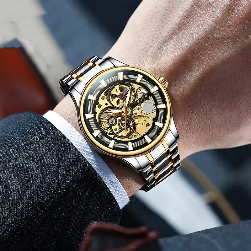 Men's Luminous Day And Night Star Mechanical