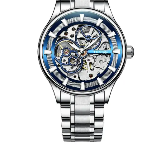 Men's Luminous Day And Night Star Mechanical Watch