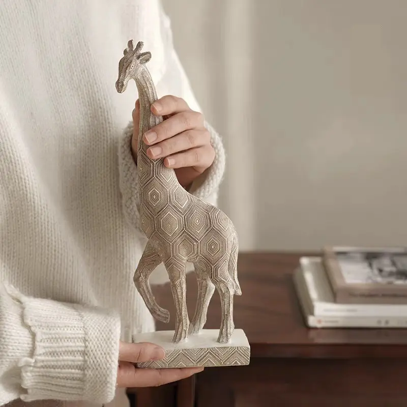 Giraffe Creative Decoration Study And Bedroom Hallway Wine Cabinet Decoration