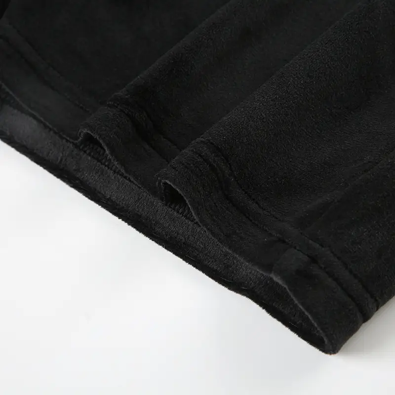 Drilling Low Waist Drawstring Patchwork Slimming Casual Pants