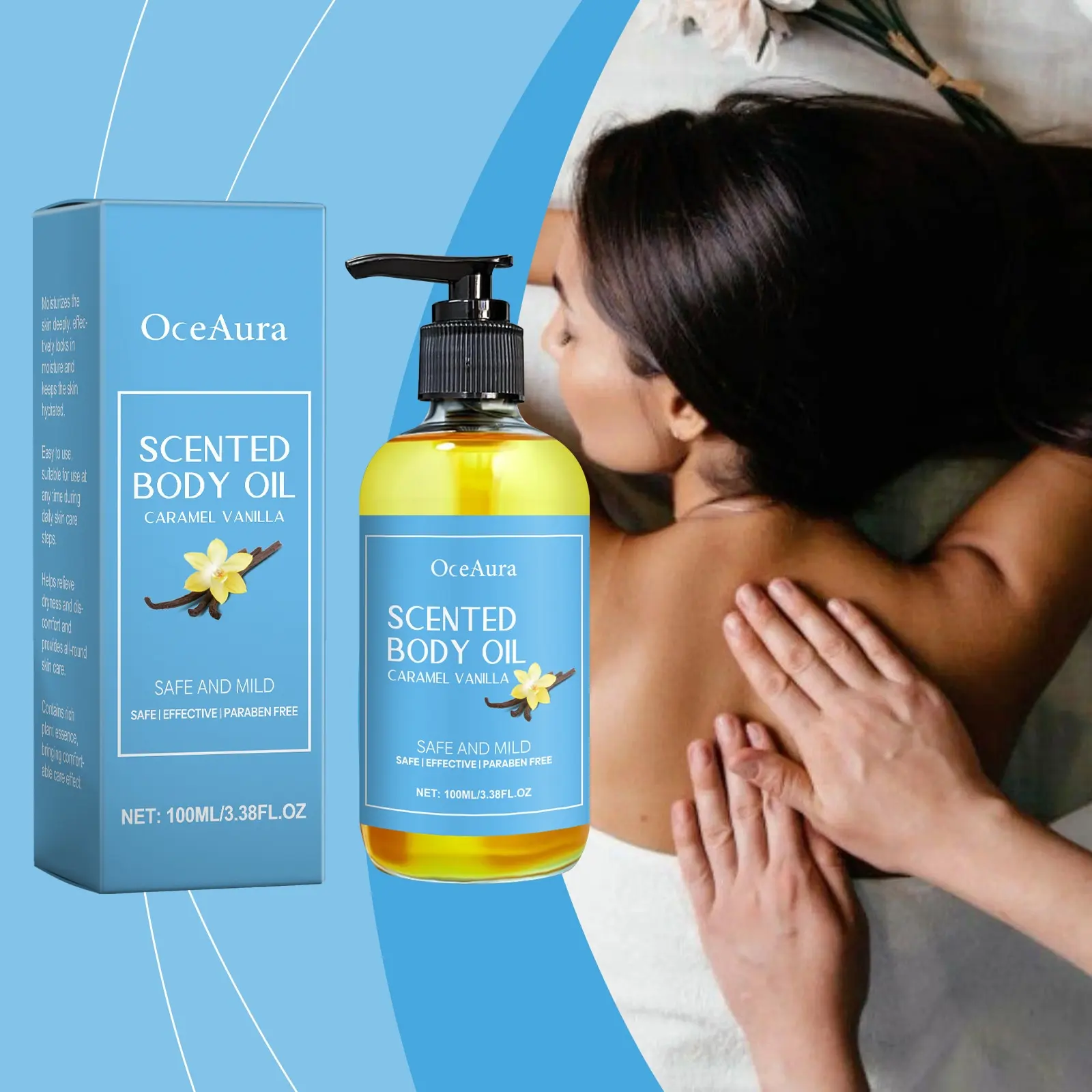 Orena Body Oil Caramel Vanilla