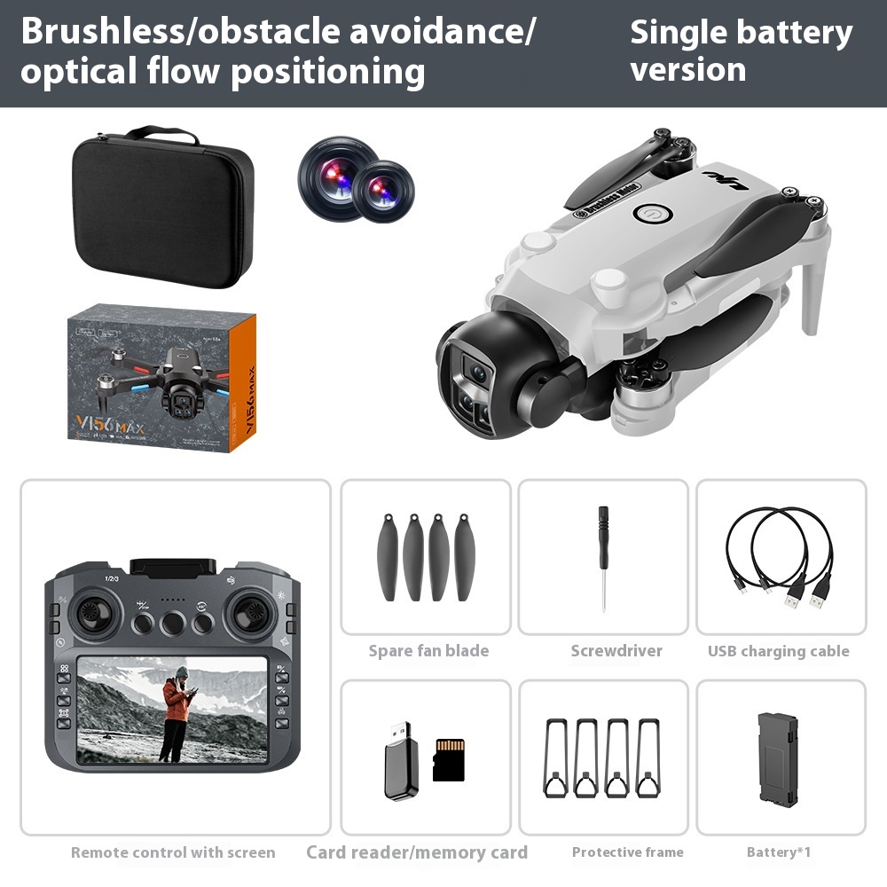 HD Aerial Photography Remote-controlled Unmanned Vehicle With Screen - Image 2