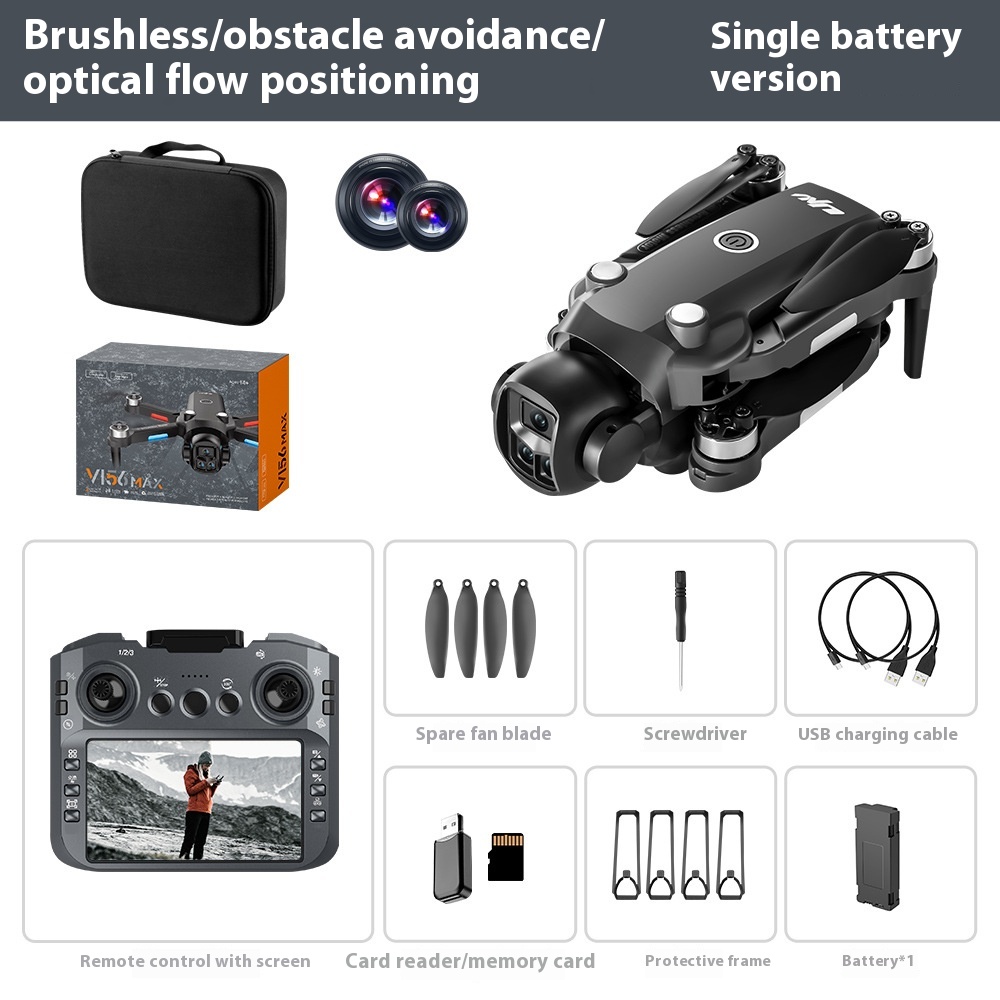 HD Aerial Photography Remote-controlled Unmanned Vehicle With Screen - Image 5