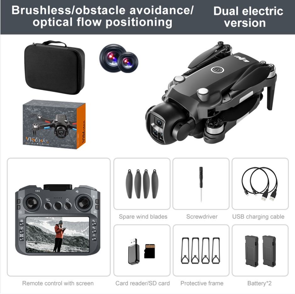 HD Aerial Photography Remote-controlled Unmanned Vehicle With Screen