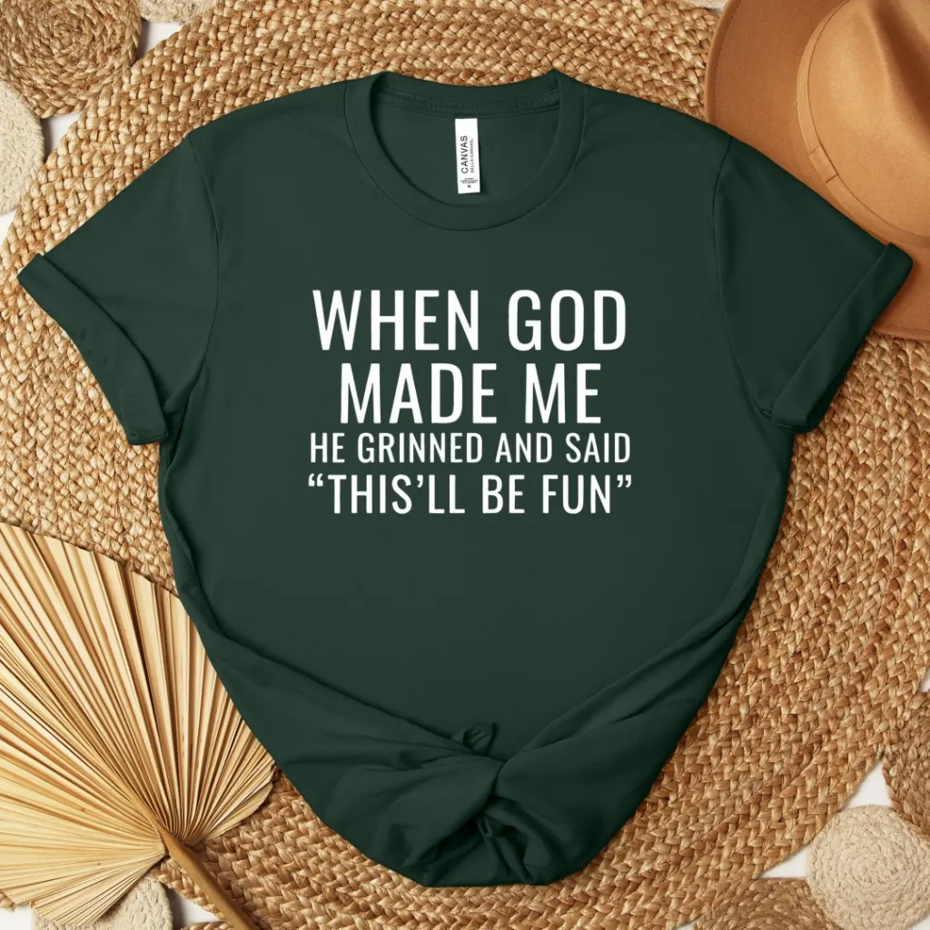 Women's Loose Round Neck Short Sleeve T-shirt - Green