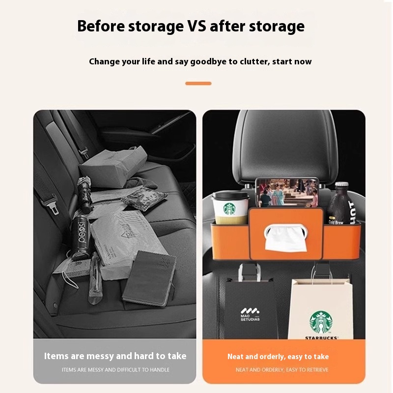 Car Multifunction Storage Box Chair Back Storage - Image 6