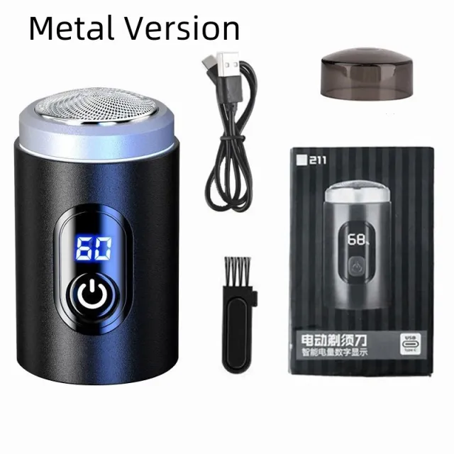Household Mini Portable Rechargeable Shaver 211 Black Metal - Shop at LoveMi