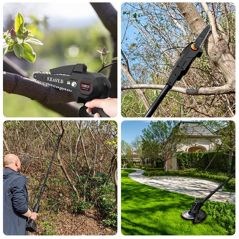 Extended Charging Woodworking Hand-held Electric Pruning High-altitude Saw