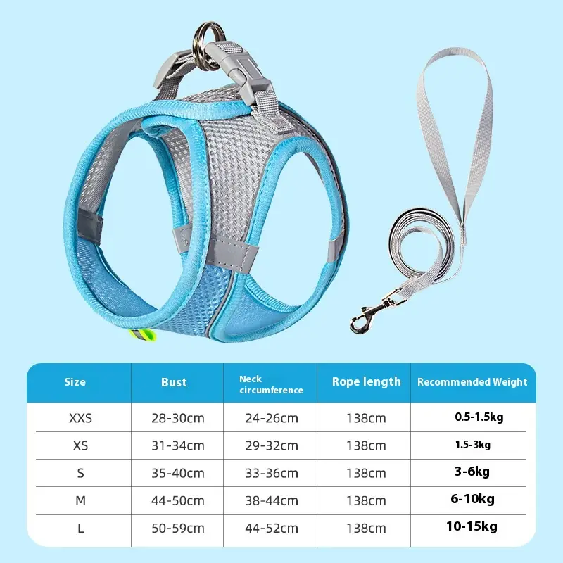 Pet Dog Vest Type Leash Reflective Harness
