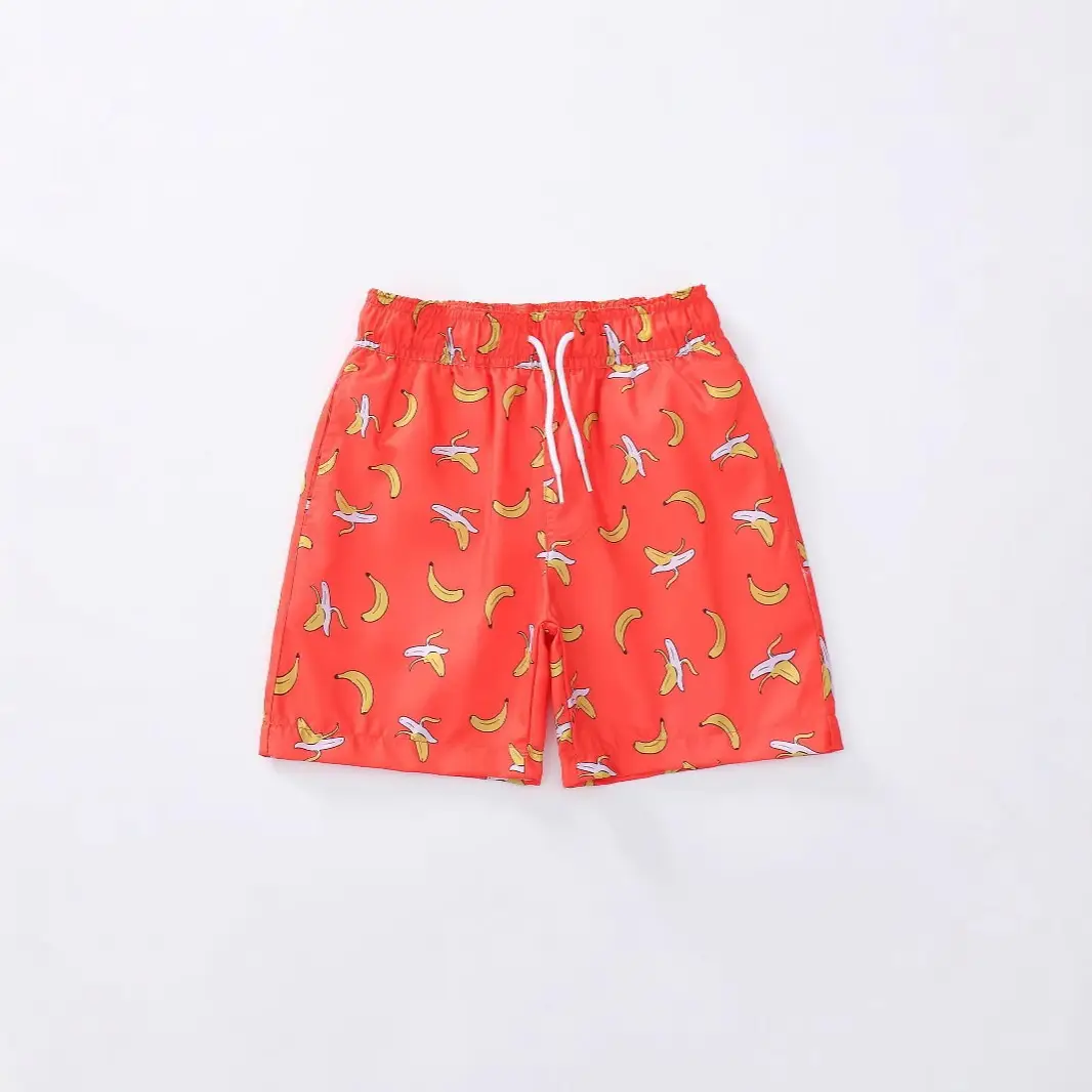 Boy Loose Lace-up Adjustable Sports Shorts